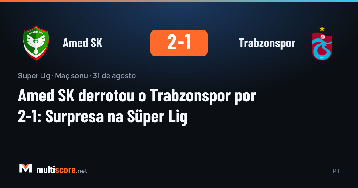 Amed SK - Trabzonspor