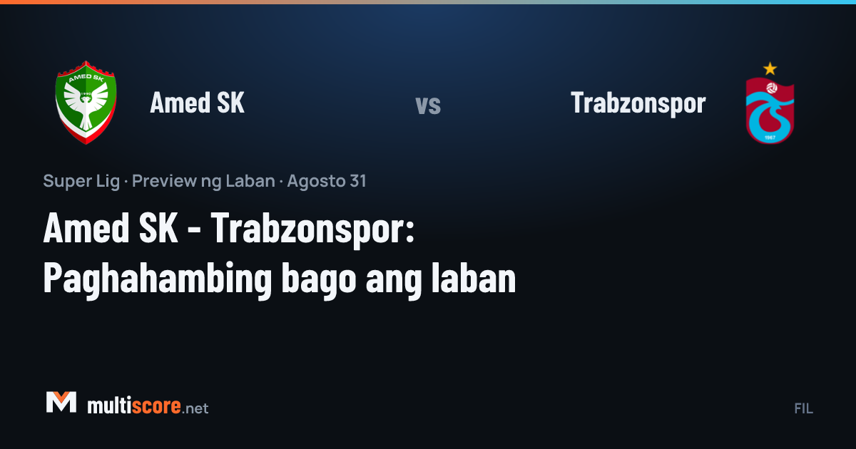 Amed SK - Trabzonspor Süper Lig maçı