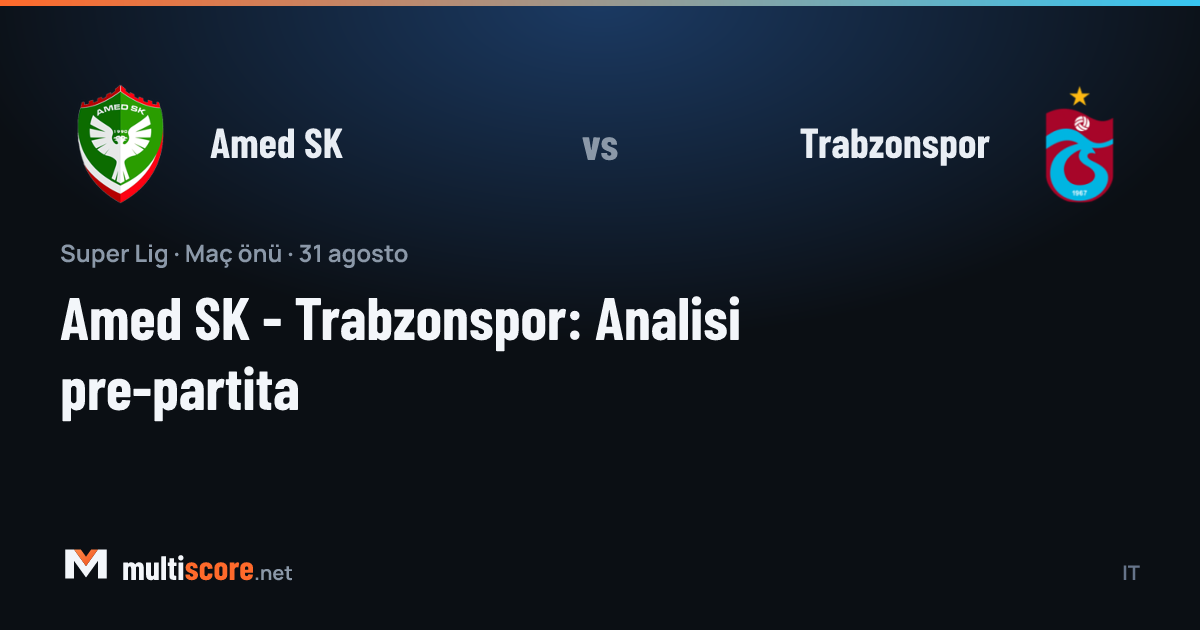 Amed SK - Trabzonspor Süper Lig maçı