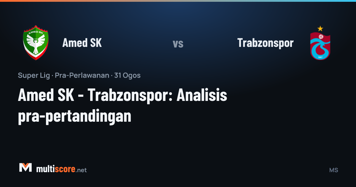 Amed SK - Trabzonspor Süper Lig maçı