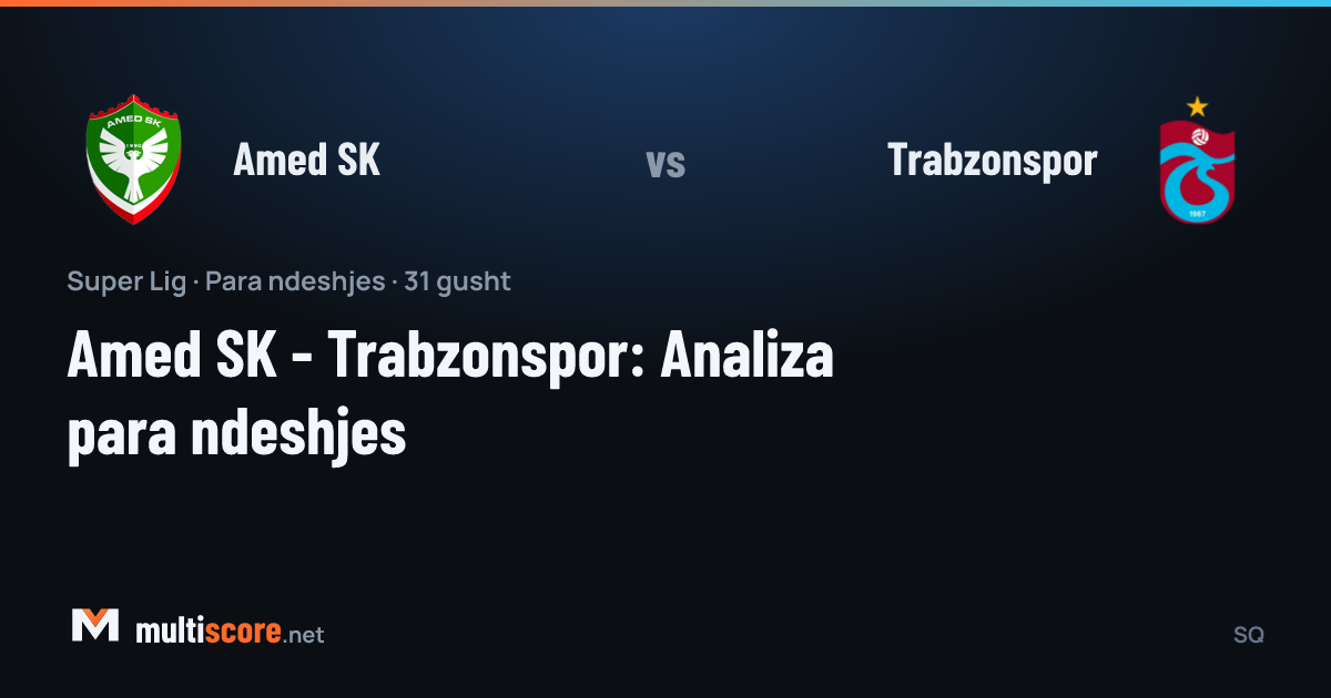 Amed SK - Trabzonspor Süper Lig maçı