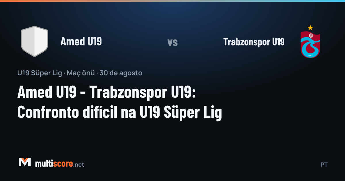 Amed U19 - Trabzonspor U19 U19 Süper Lig maçı