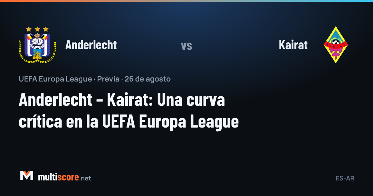 Anderlecht - Kairat Avrupa Ligi maç önü