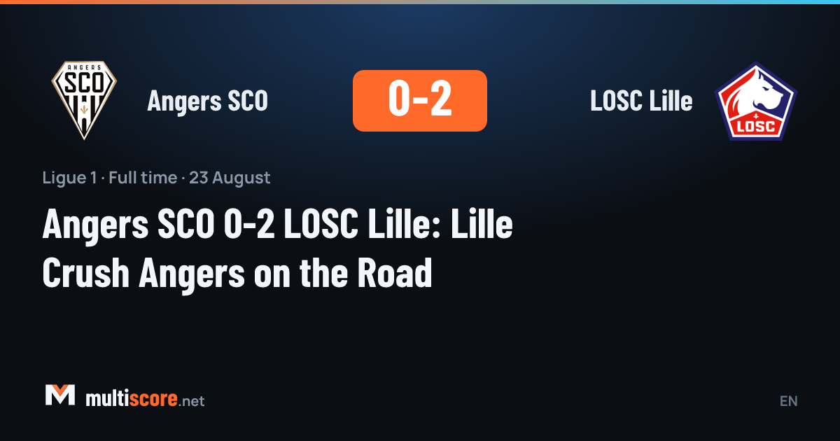 Angers SCO ve LOSC Lille futbolcuları Ligue 1 maçında mücadele ediyor