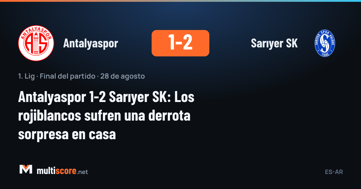 Antalyaspor - Sarıyer SK maçından bir kare