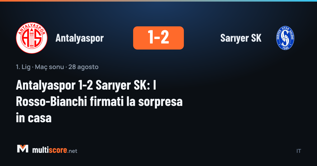 Antalyaspor - Sarıyer SK maçından bir kare