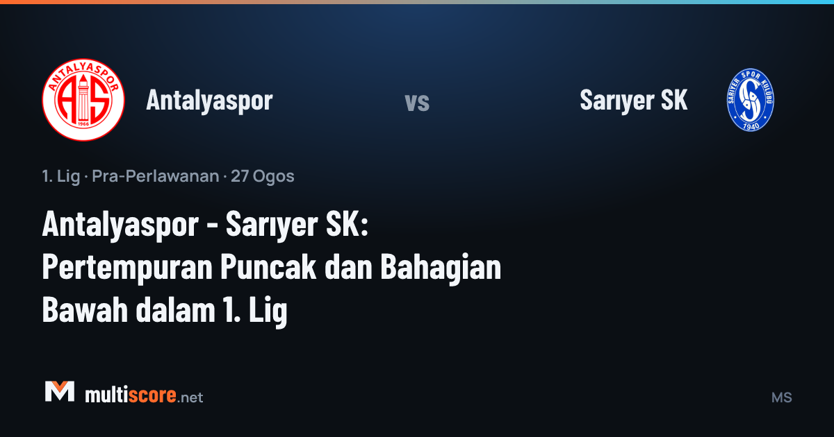 Antalyaspor ve Sarıyer SK futbolcuları maç öncesi sahada