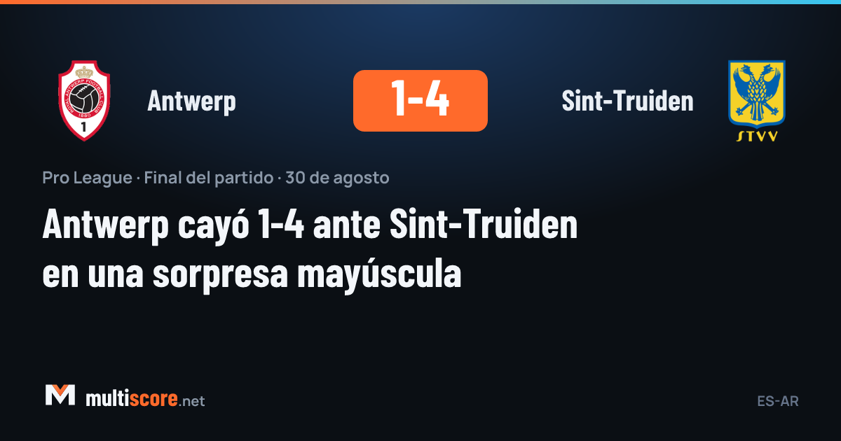 Antwerp ile Sint-Truiden arasındaki Pro League maçı