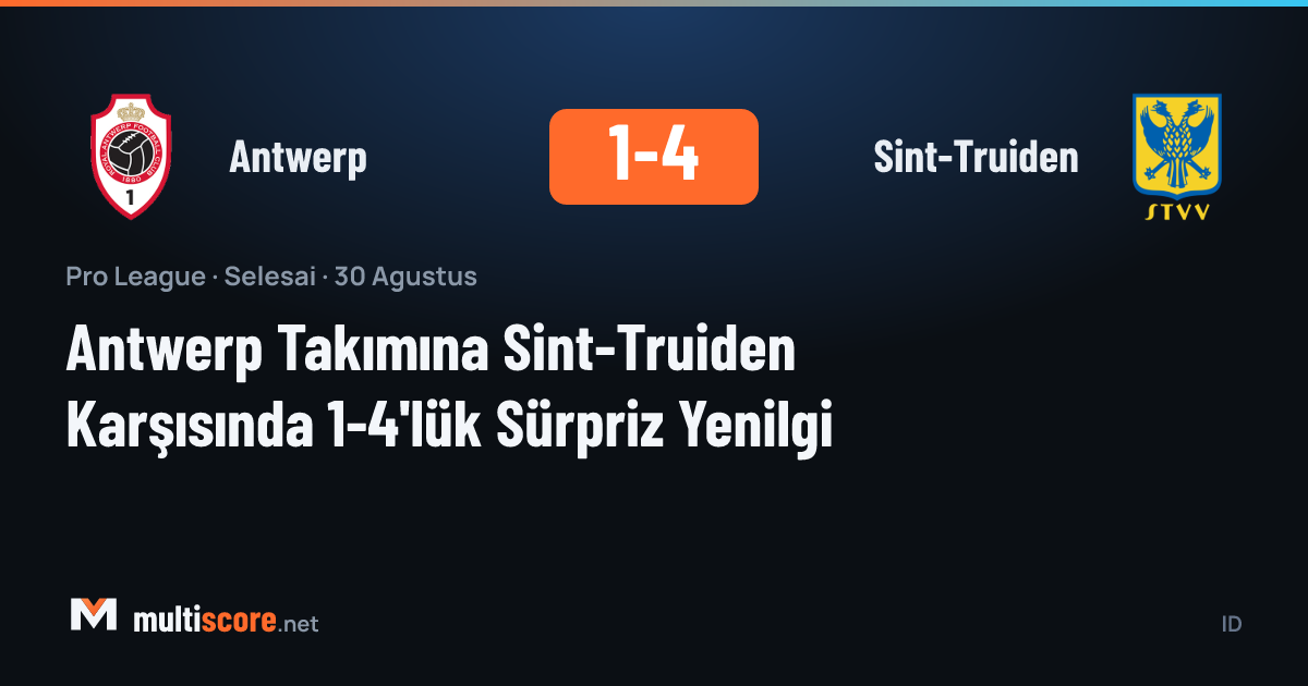 Antwerp ile Sint-Truiden arasındaki Pro League maçı