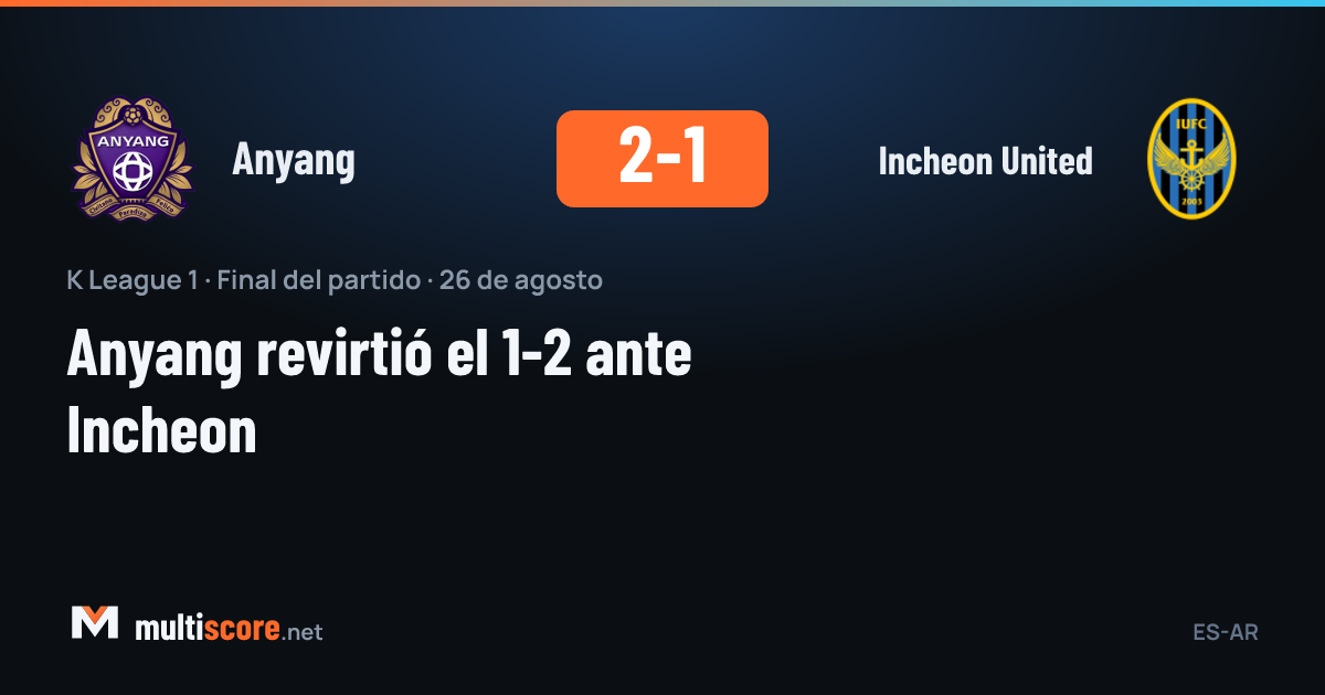 Anyang ve Incheon United oyuncuları K League 1 maçında mücadele ediyor