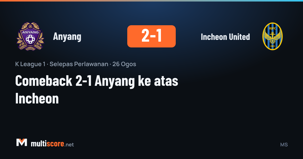 Anyang ve Incheon United oyuncuları K League 1 maçında mücadele ediyor