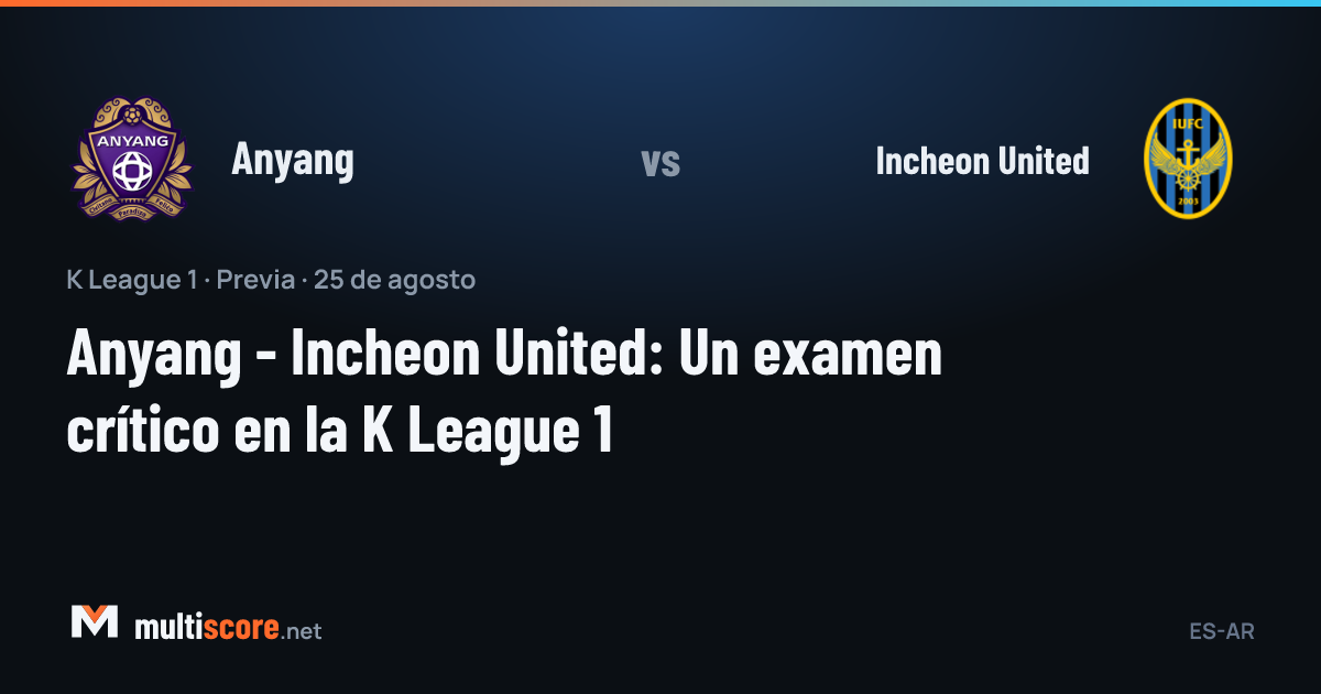 Anyang - Incheon United