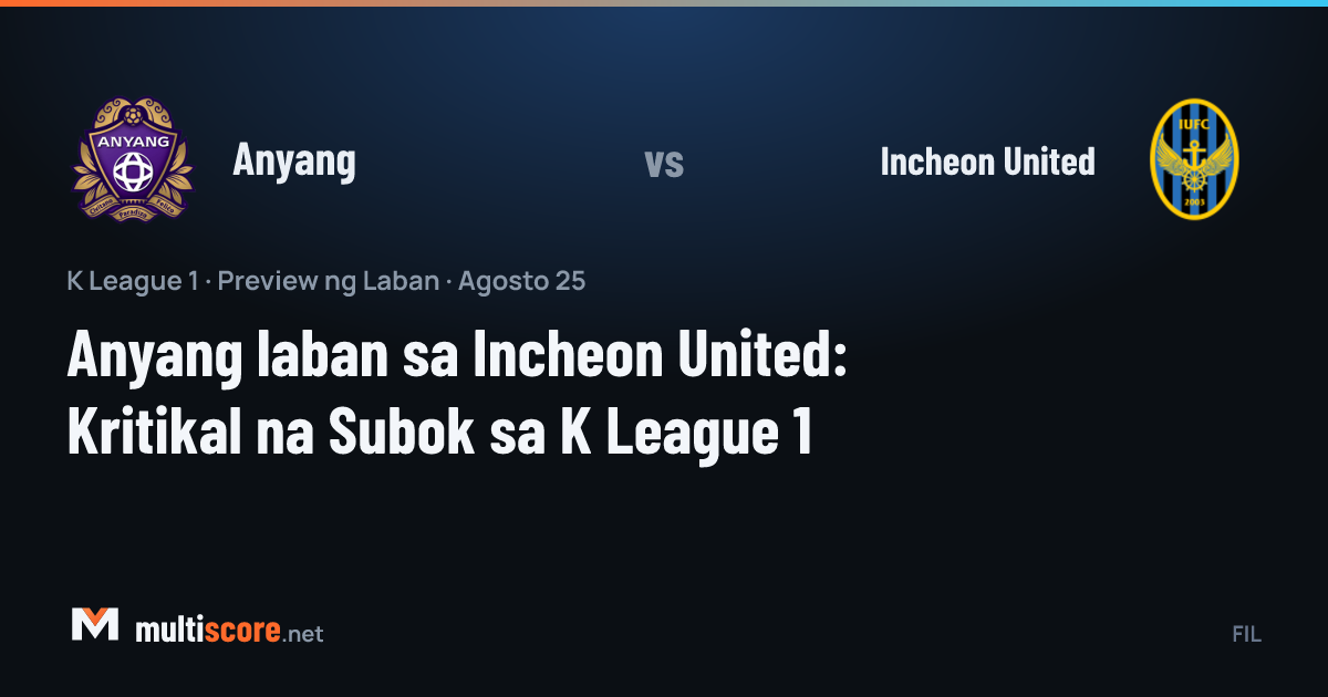 Anyang - Incheon United