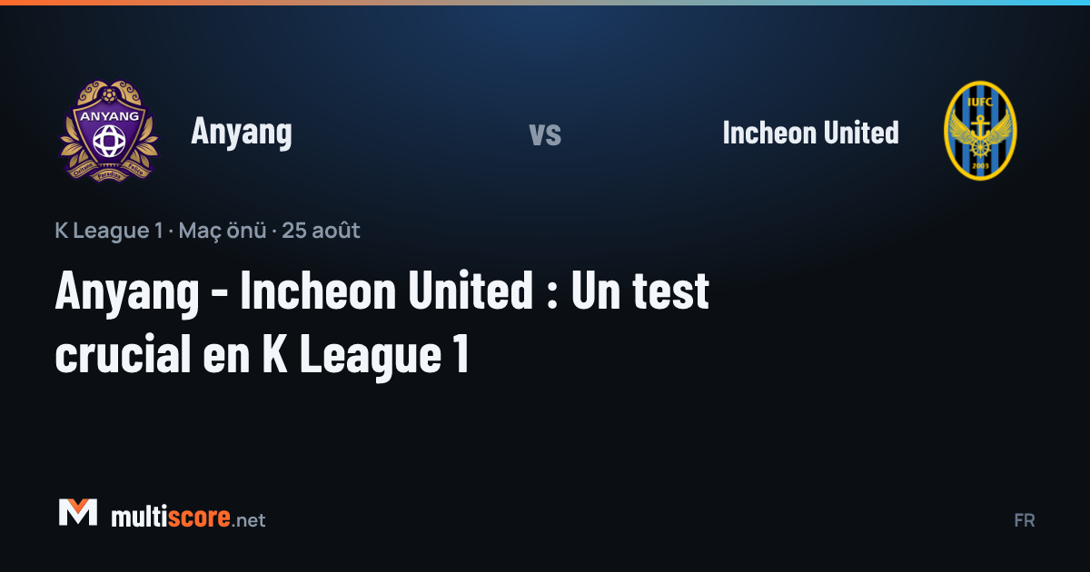 Anyang - Incheon United