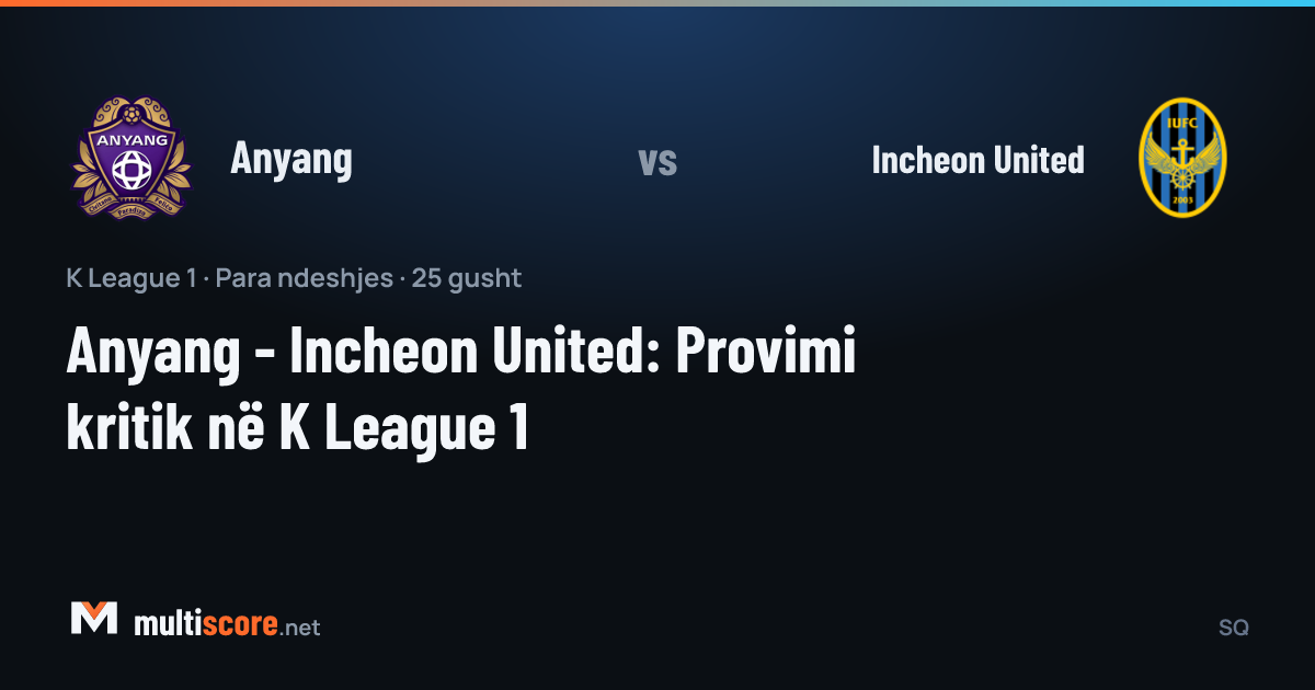 Anyang - Incheon United