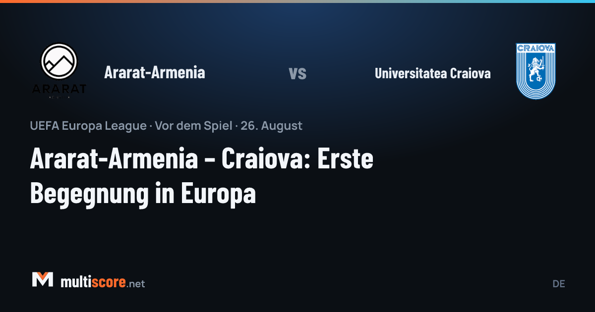 Ararat-Armenia - Universitatea Craiova