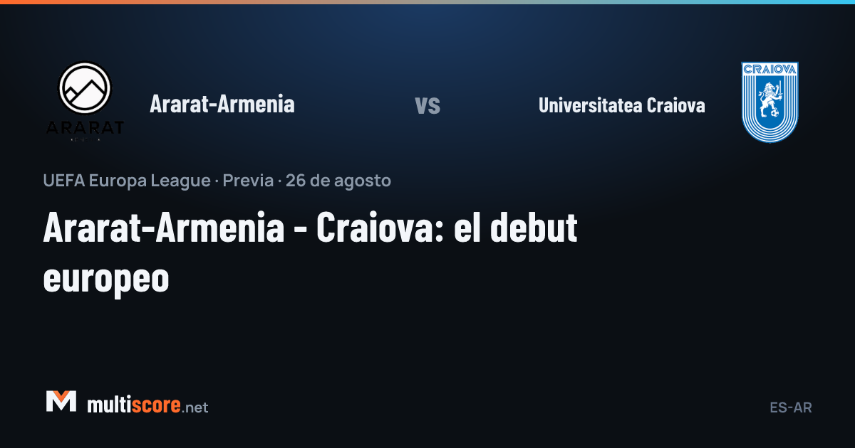 Ararat-Armenia - Universitatea Craiova