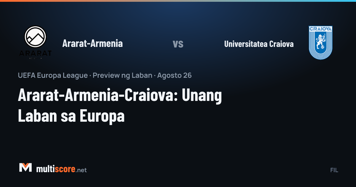 Ararat-Armenia - Universitatea Craiova