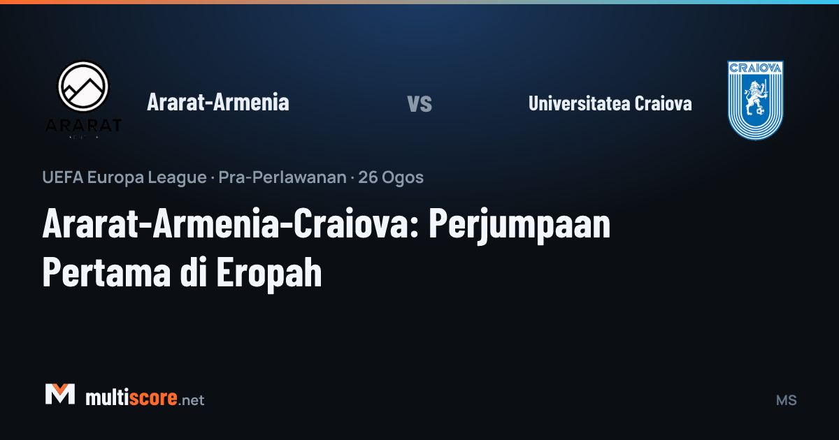 Ararat-Armenia - Universitatea Craiova