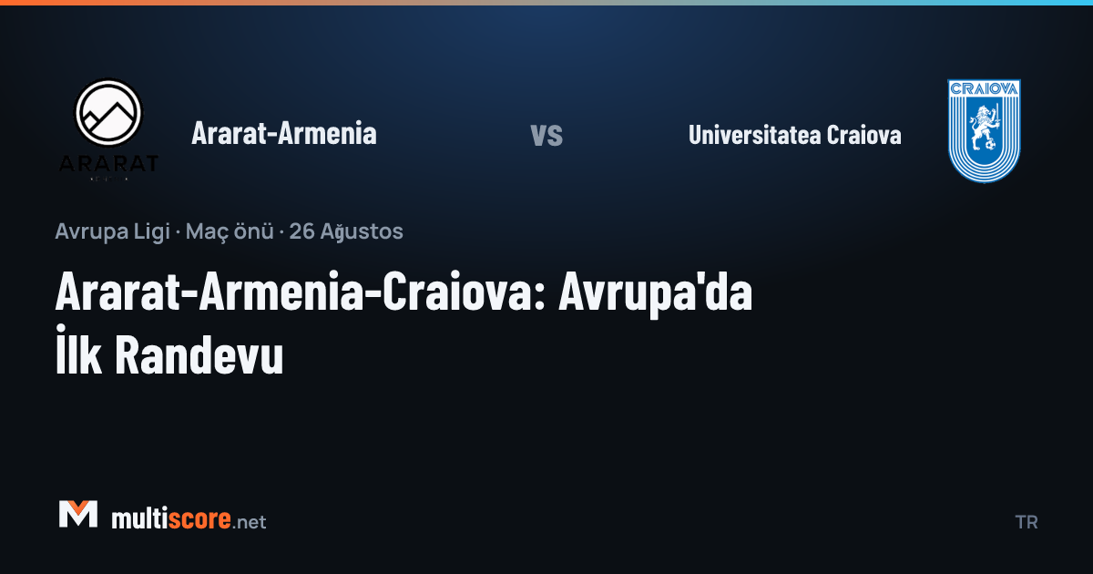 Ararat-Armenia - Universitatea Craiova