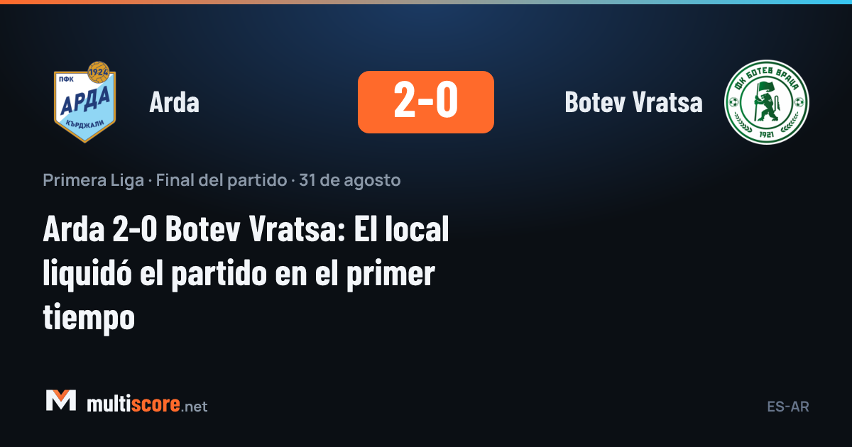 Arda - Botev Vratsa