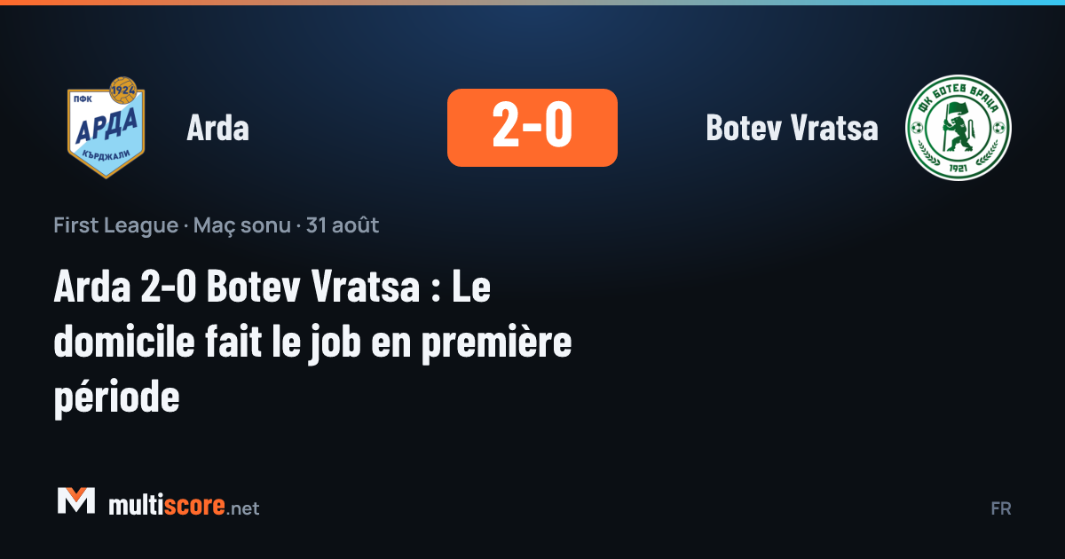 Arda - Botev Vratsa