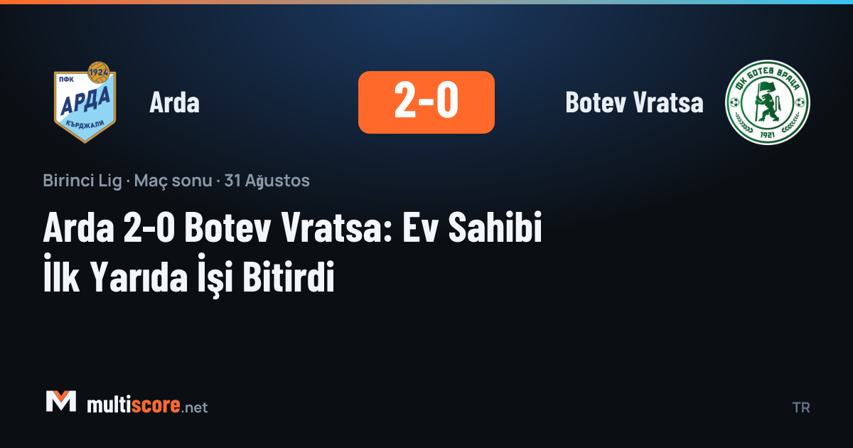 Arda - Botev Vratsa