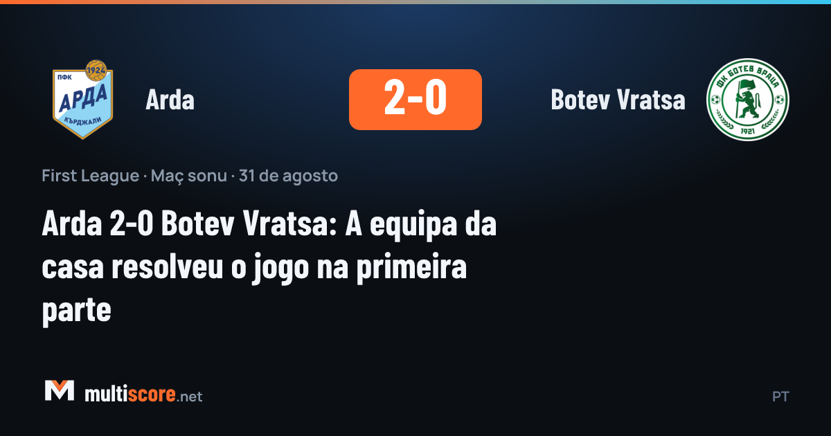 Arda - Botev Vratsa