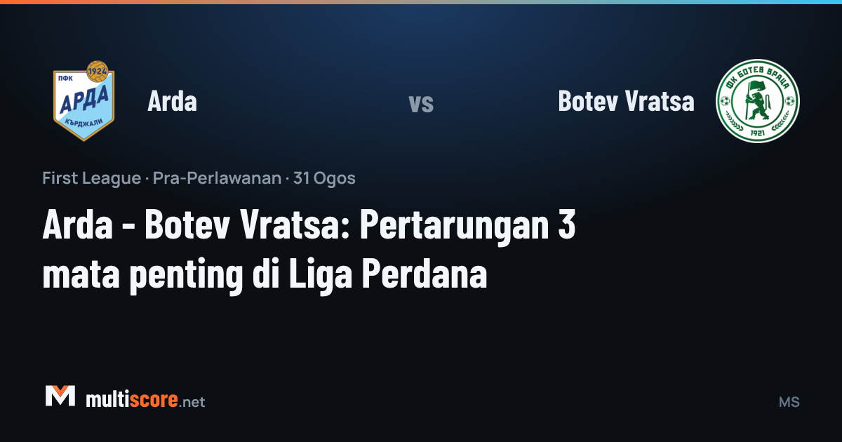 Arda - Botev Vratsa First League maçı önü