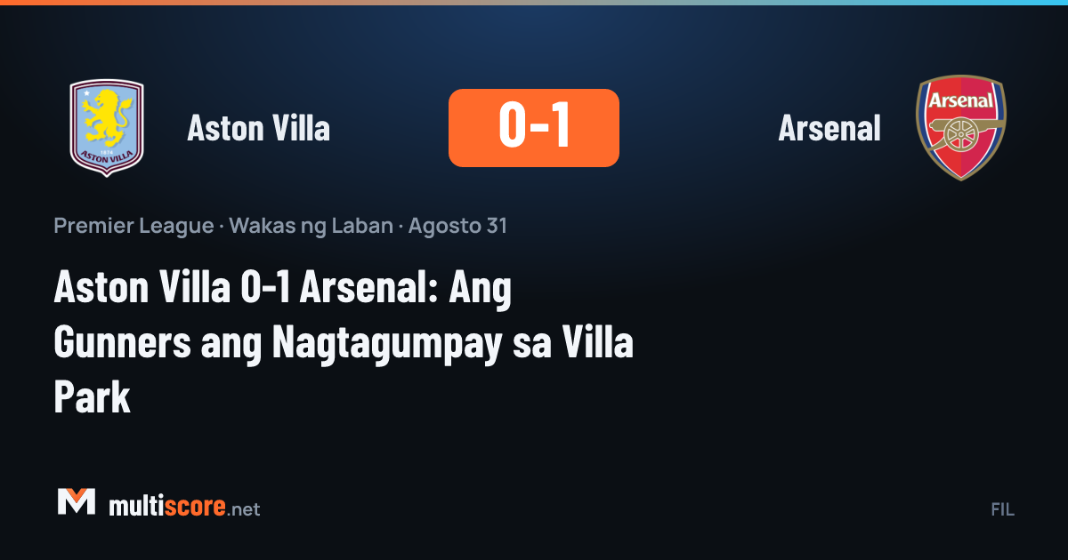 Aston Villa - Arsenal