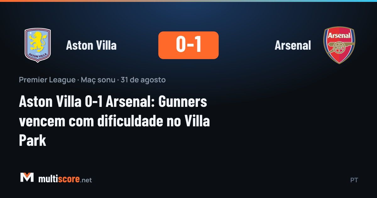 Aston Villa - Arsenal