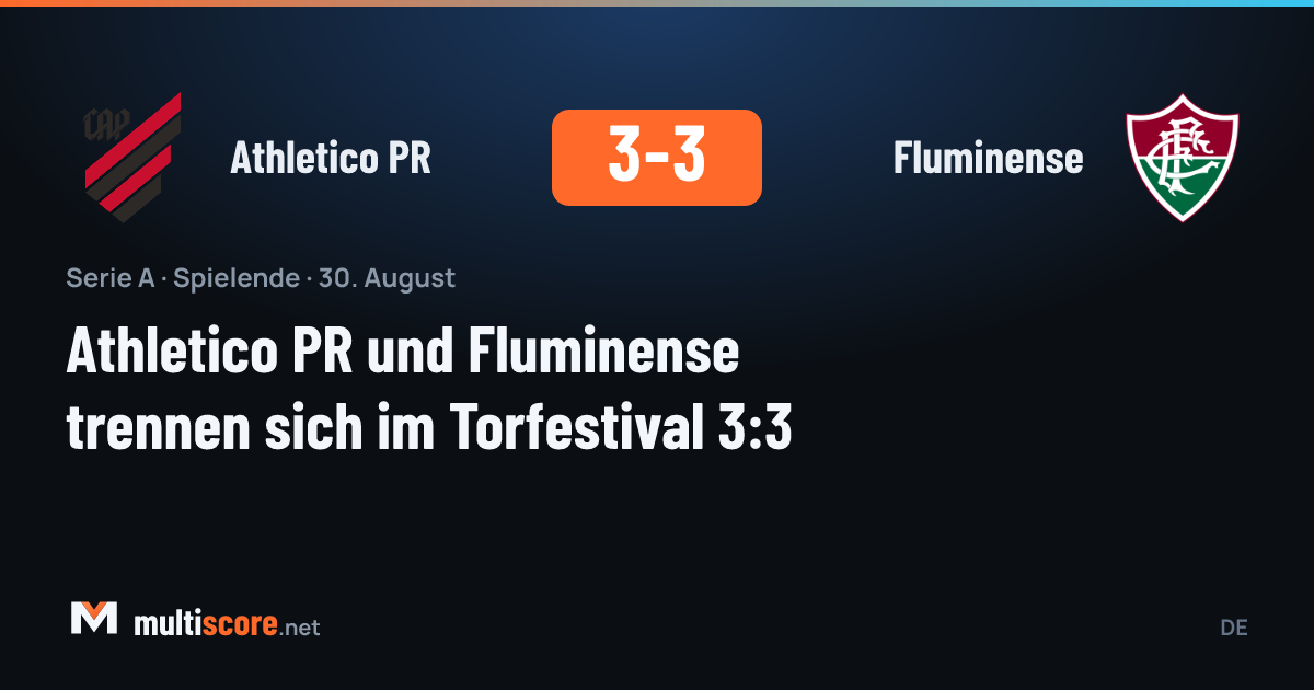 Athletico PR - Fluminense maçından bir kare