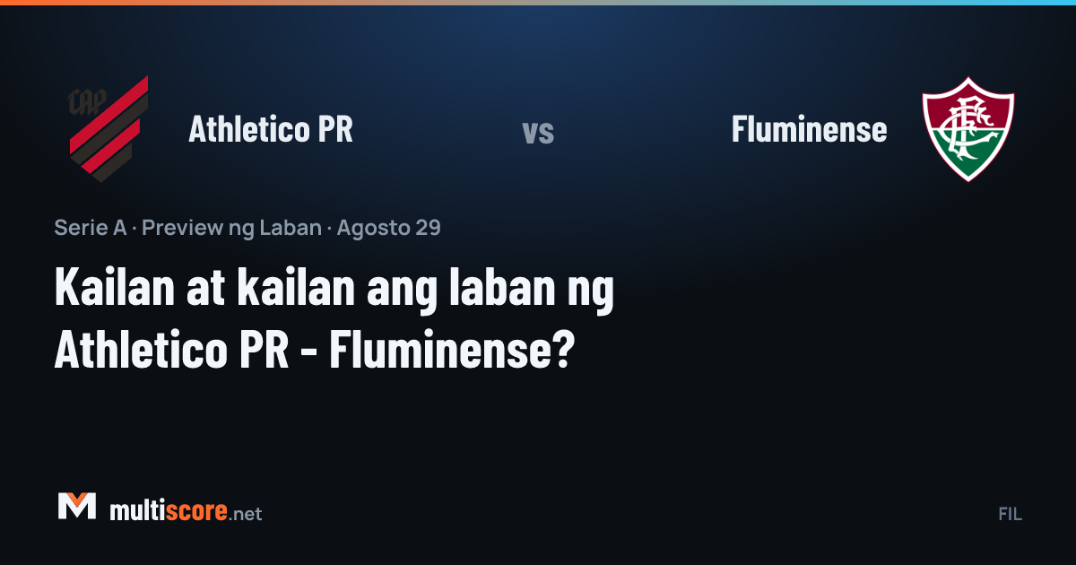 Athletico PR - Fluminense Serie A maçı önü