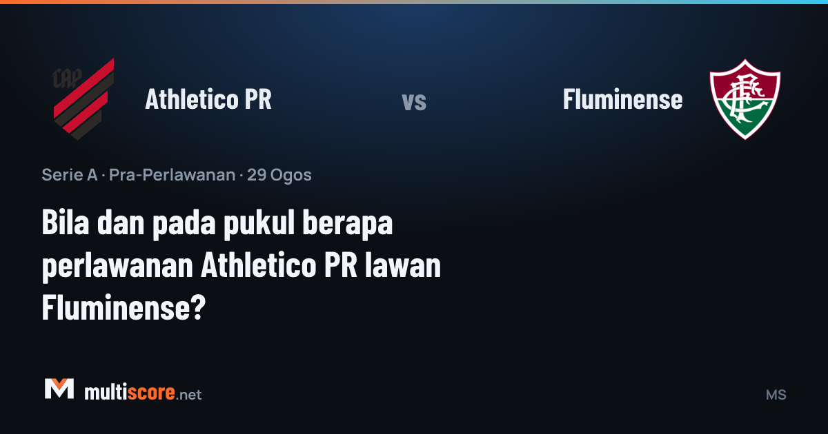 Athletico PR - Fluminense Serie A maçı önü