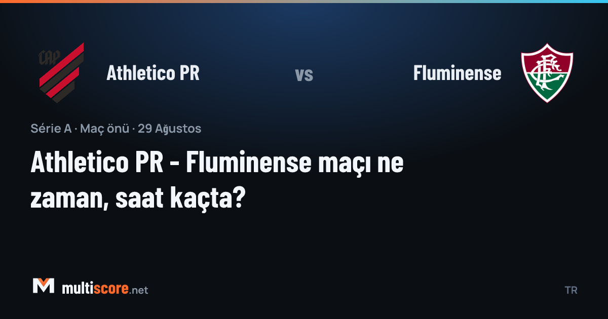 Athletico PR - Fluminense Serie A maçı önü