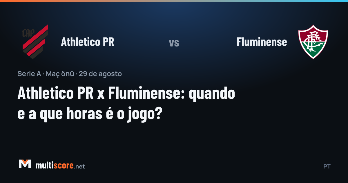 Athletico PR - Fluminense Serie A maçı önü