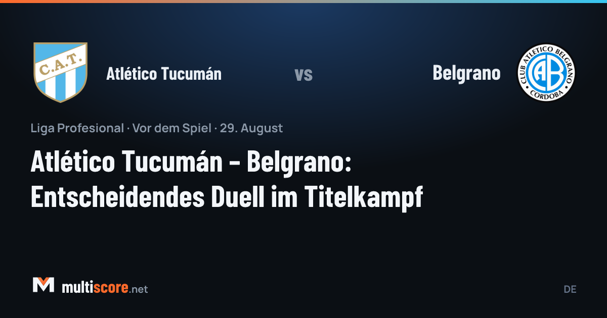 Atlético Tucumán - Belgrano