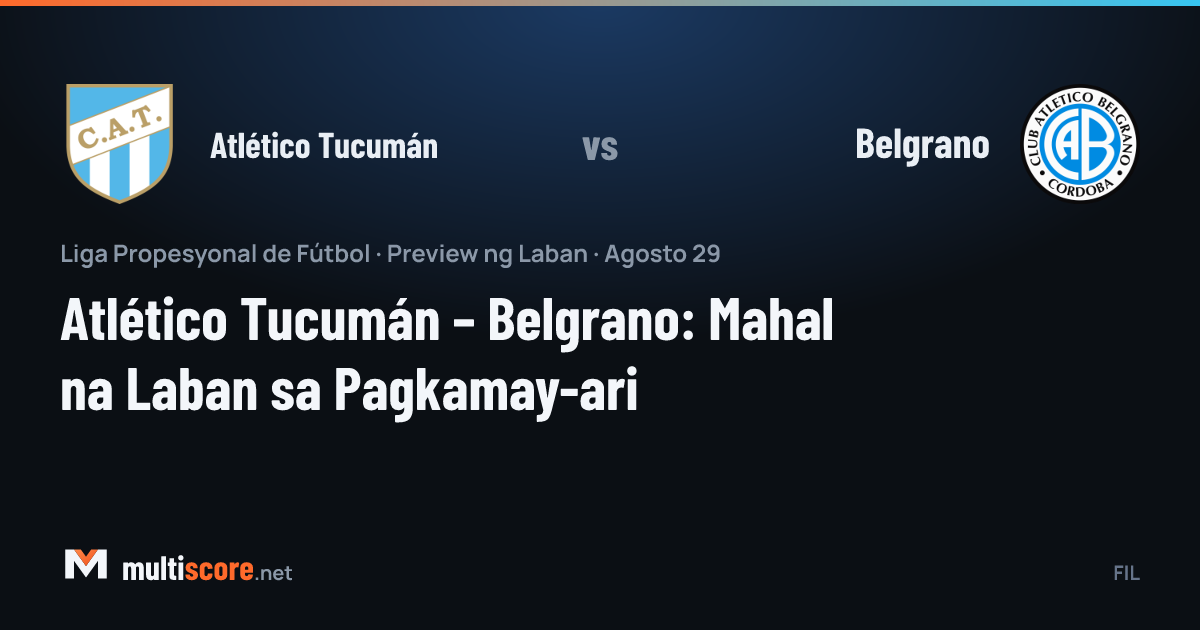 Atlético Tucumán - Belgrano