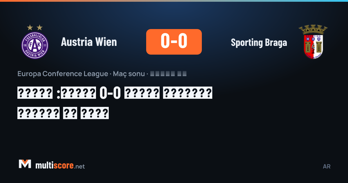 Austria Wien ve Sporting Braga oyuncuları top mücadelesi veriyor