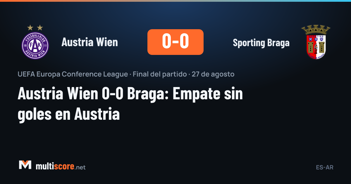 Austria Wien ve Sporting Braga oyuncuları top mücadelesi veriyor