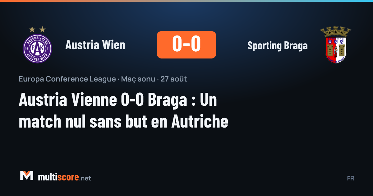 Austria Wien ve Sporting Braga oyuncuları top mücadelesi veriyor