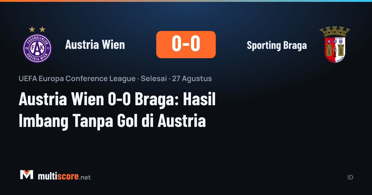 Austria Wien ve Sporting Braga oyuncuları top mücadelesi veriyor