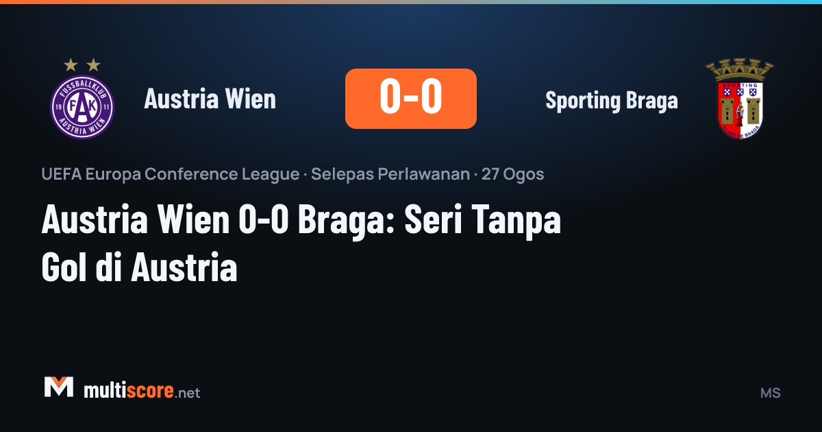 Austria Wien ve Sporting Braga oyuncuları top mücadelesi veriyor