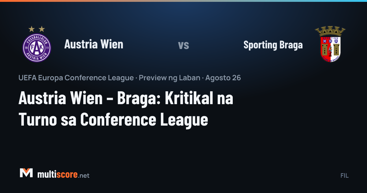 Austria Wien - Sporting Braga