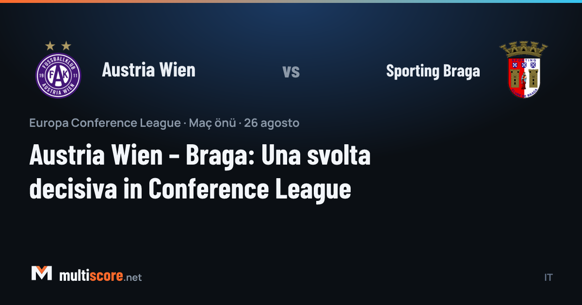 Austria Wien - Sporting Braga