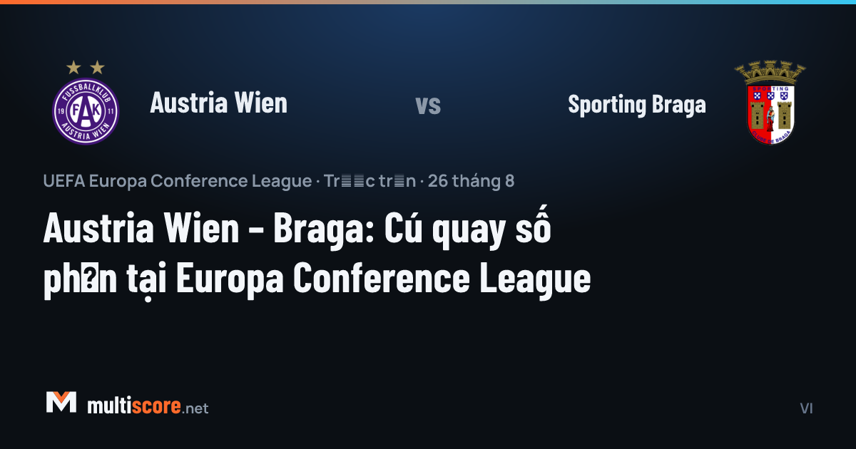 Austria Wien - Sporting Braga