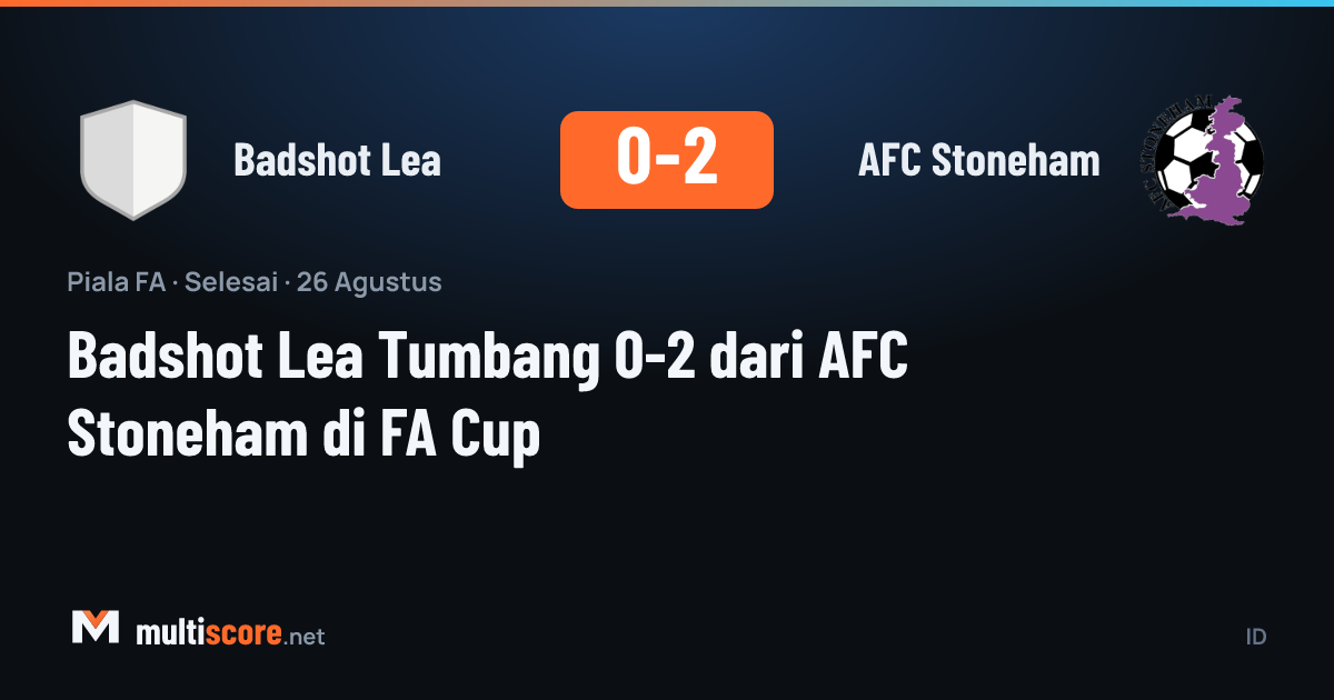 Badshot Lea - AFC Stoneham