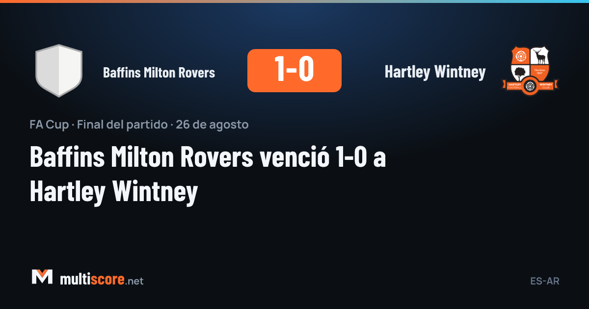 Baffins Milton Rovers - Hartley Wintney