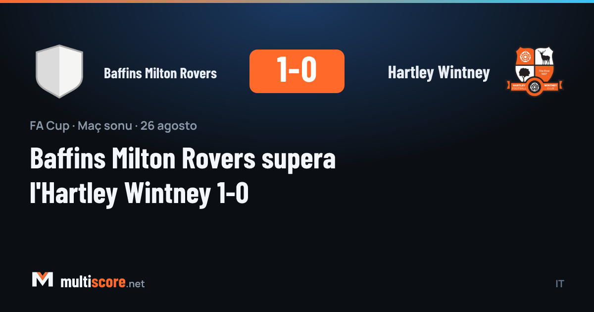Baffins Milton Rovers - Hartley Wintney