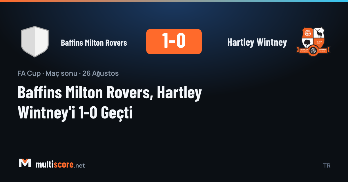 Baffins Milton Rovers - Hartley Wintney